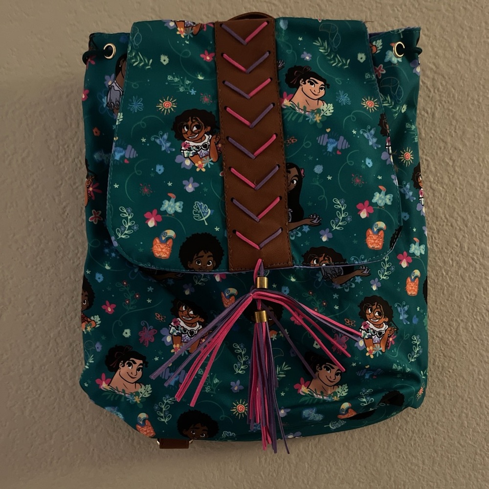 Colorful Character Print Backpack